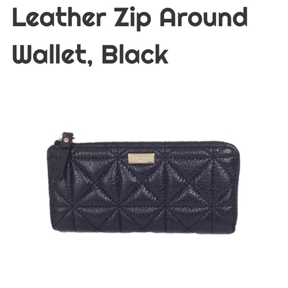 NEW! Kate Spade Whitaker Place Nisha Quilted Leather Zip Around Wallet - Picture 10 of 10